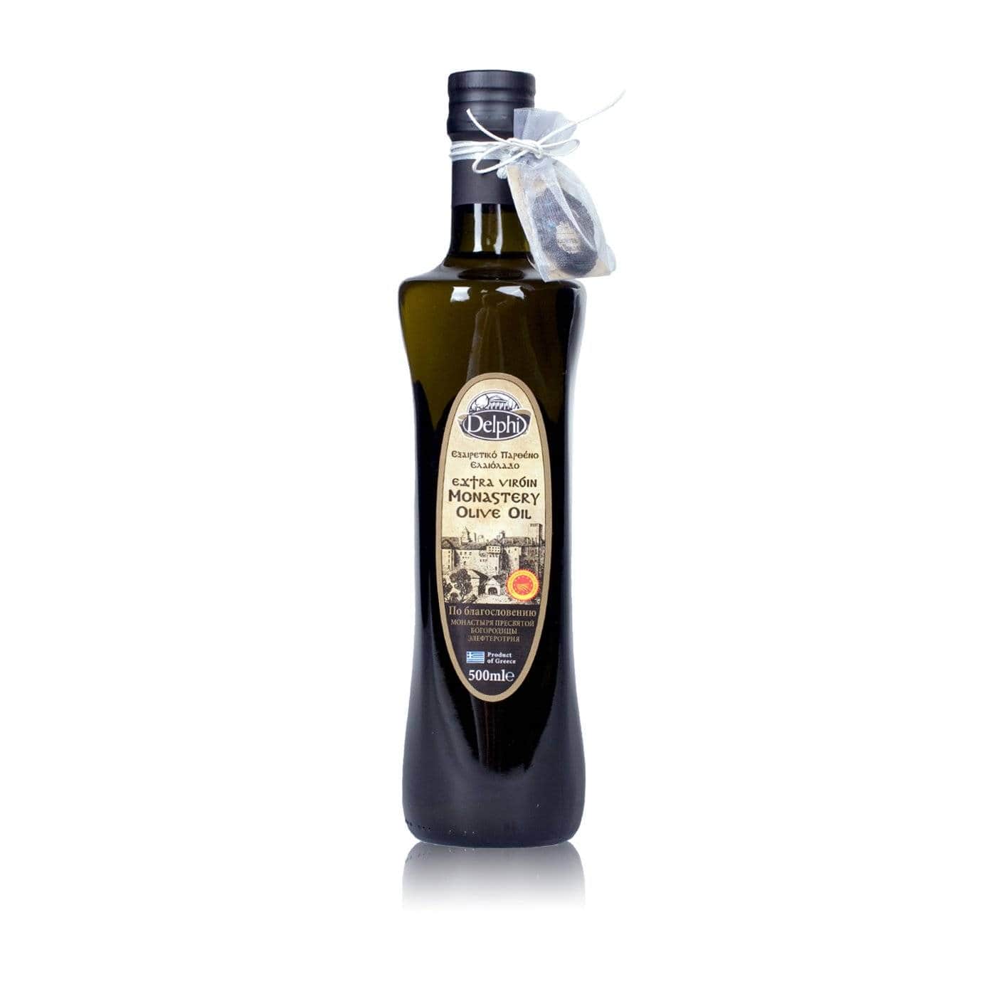 Масло оливковое Extra Virgin Монастырское DELPHI P.D.O. 0,5 л