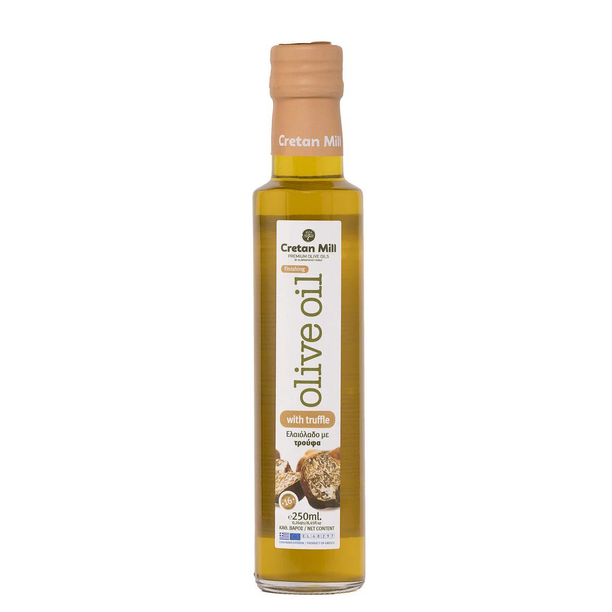 Масло оливковое Extra Virgin с трюфелем CRETAN MILL 0,25 л
