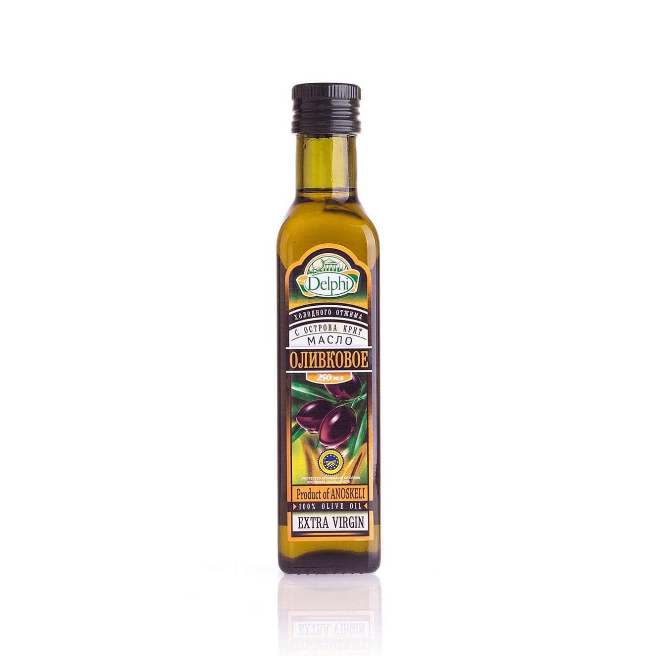 Масло оливковое Extra Virgin с о. Крит DELPHI P.D.O. 0,25 л