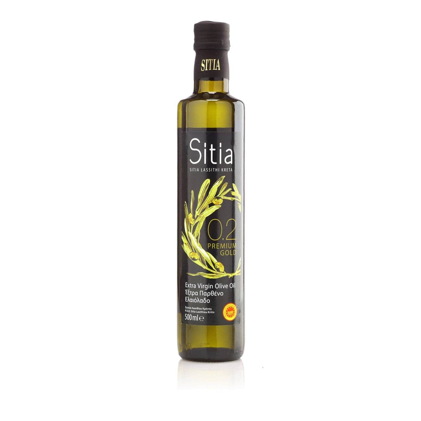 Масло оливковое Extra Virgin 0,2% SITIA P.D.O. 0,5 л