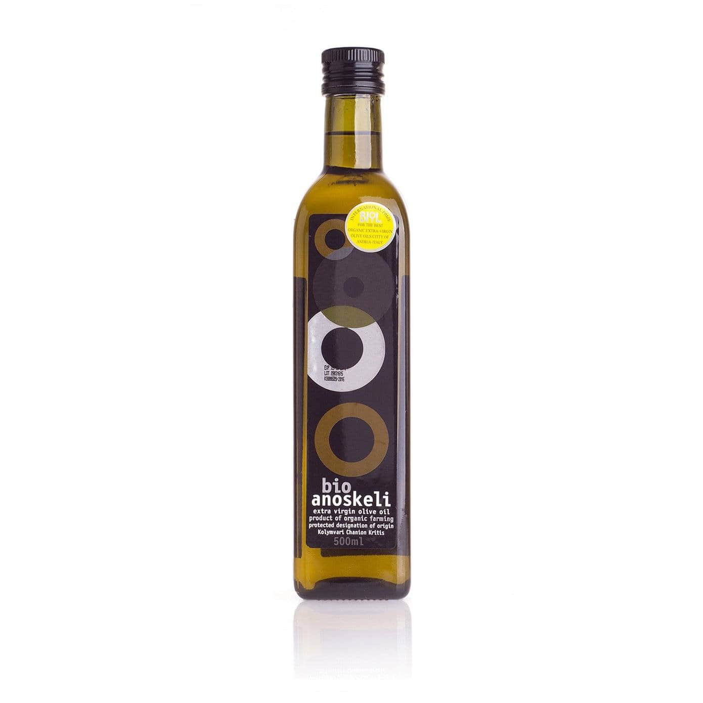 Масло оливковое Extra Virgin БИО ANOSKELI 0,5 л